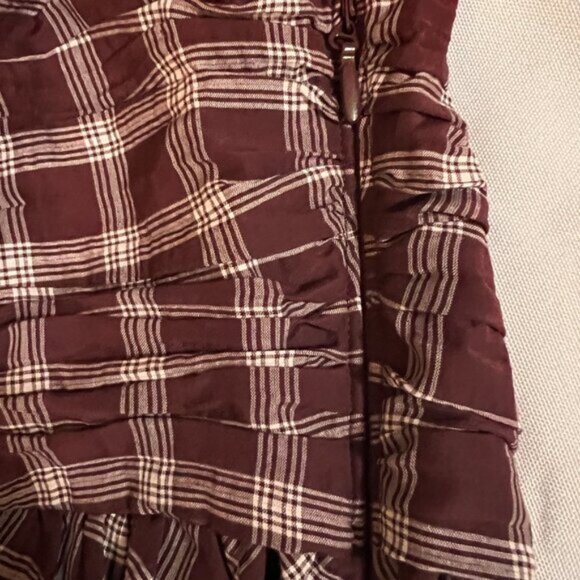 CINQ A SEPT Merlot/White Vica Top NWT - Picture 8 of 11